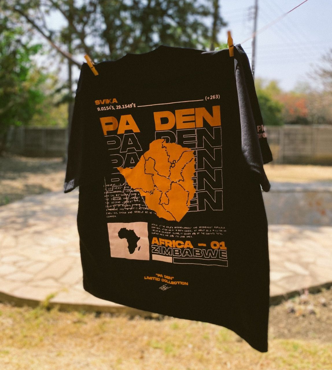The Plug Apparel Celebrates Zimbabwe with The PADEN Tee Mcheno and